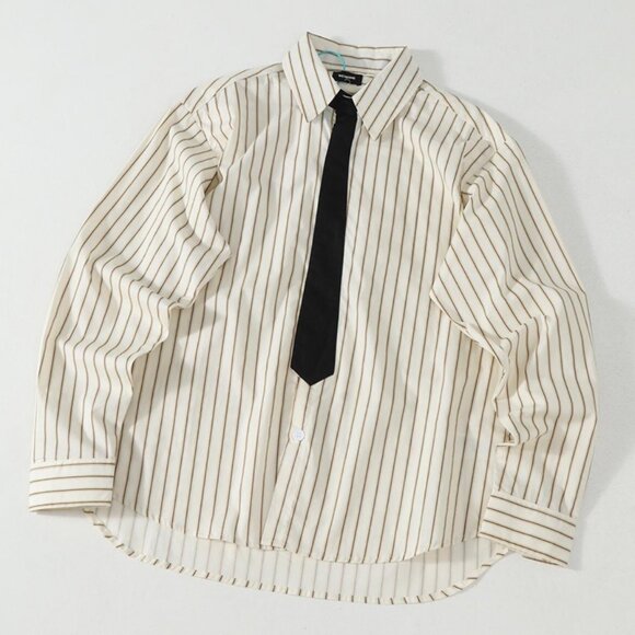 We11done Striped Men's Shirt - Picture 1 of 8